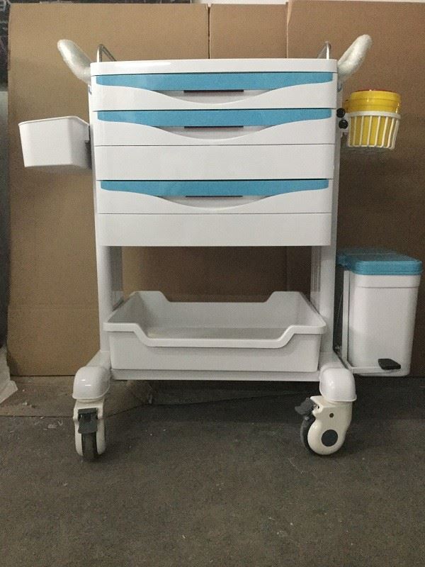 Emergency Resuscitation Trolley With Passive Lock System high quality